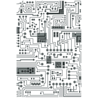 Sizzix 3D Textured Impressions Embossing Folder By Tim Holtz Circuit