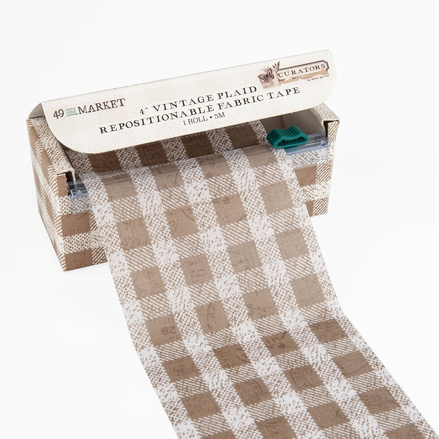 49 And Market Curators 4" Fabric Tape Roll Vintage Plaid