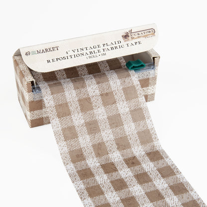 49 And Market Curators 4" Fabric Tape Roll Vintage Plaid