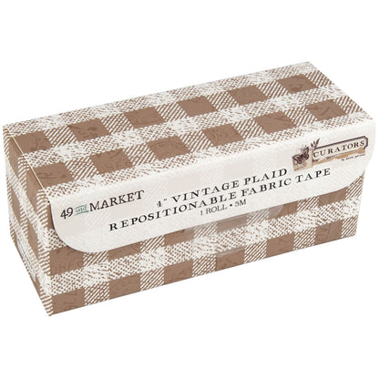 49 And Market Curators 4" Fabric Tape Roll Vintage Plaid