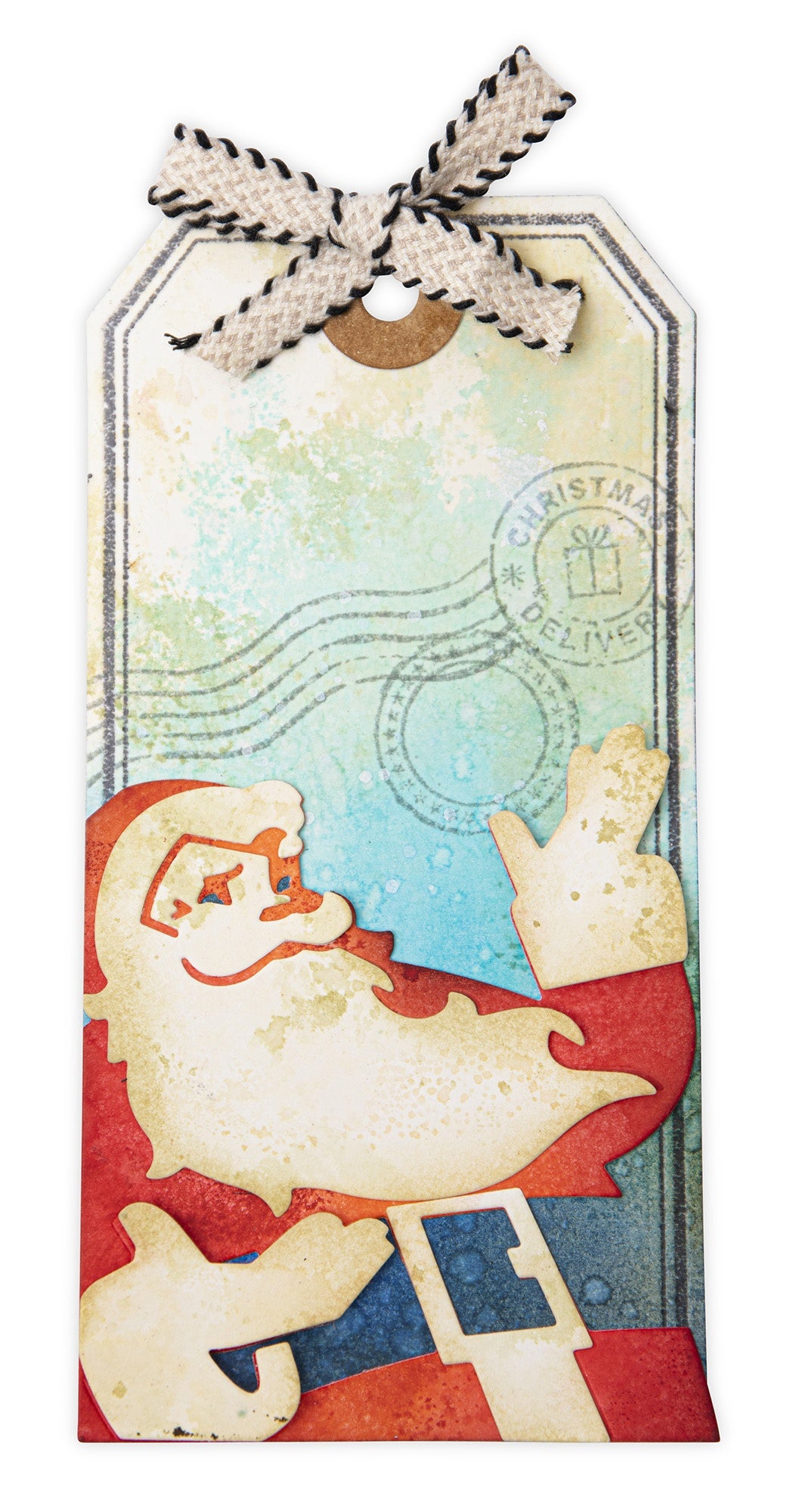 Sizzix Thinlits Dies By Tim Holtz Retro Santa 666071