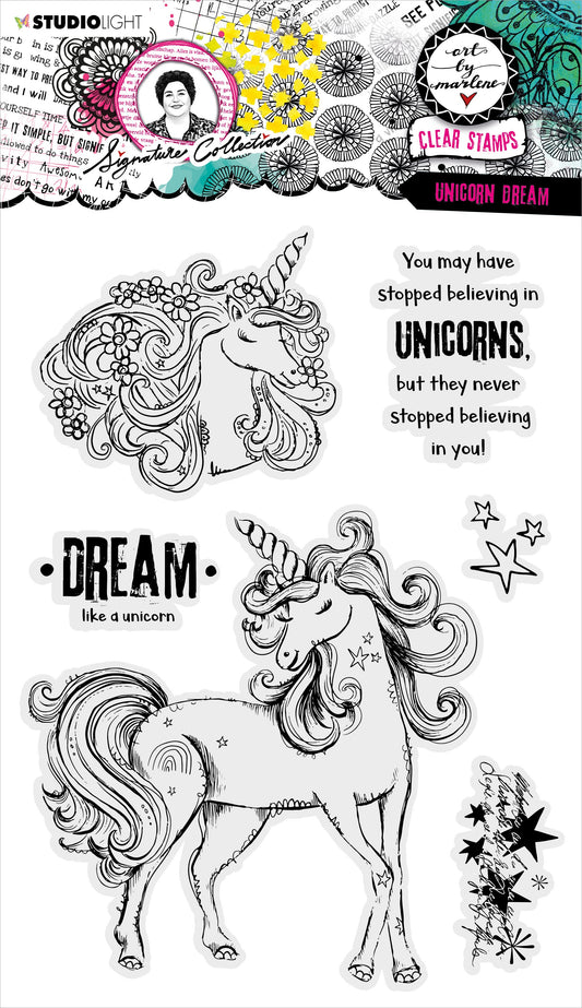 Art By Marlene Signature Collection Stamp Nr. 404, Unicorn Dreams