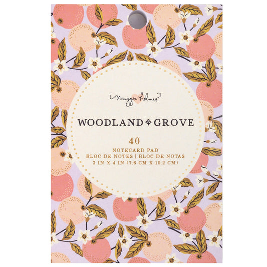 Maggie Holmes Woodland Grove Card Pad 3"X4" Journaling