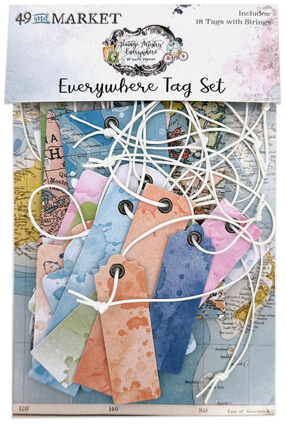 49 and Market Vintage Artistry Everywhere Tag Set