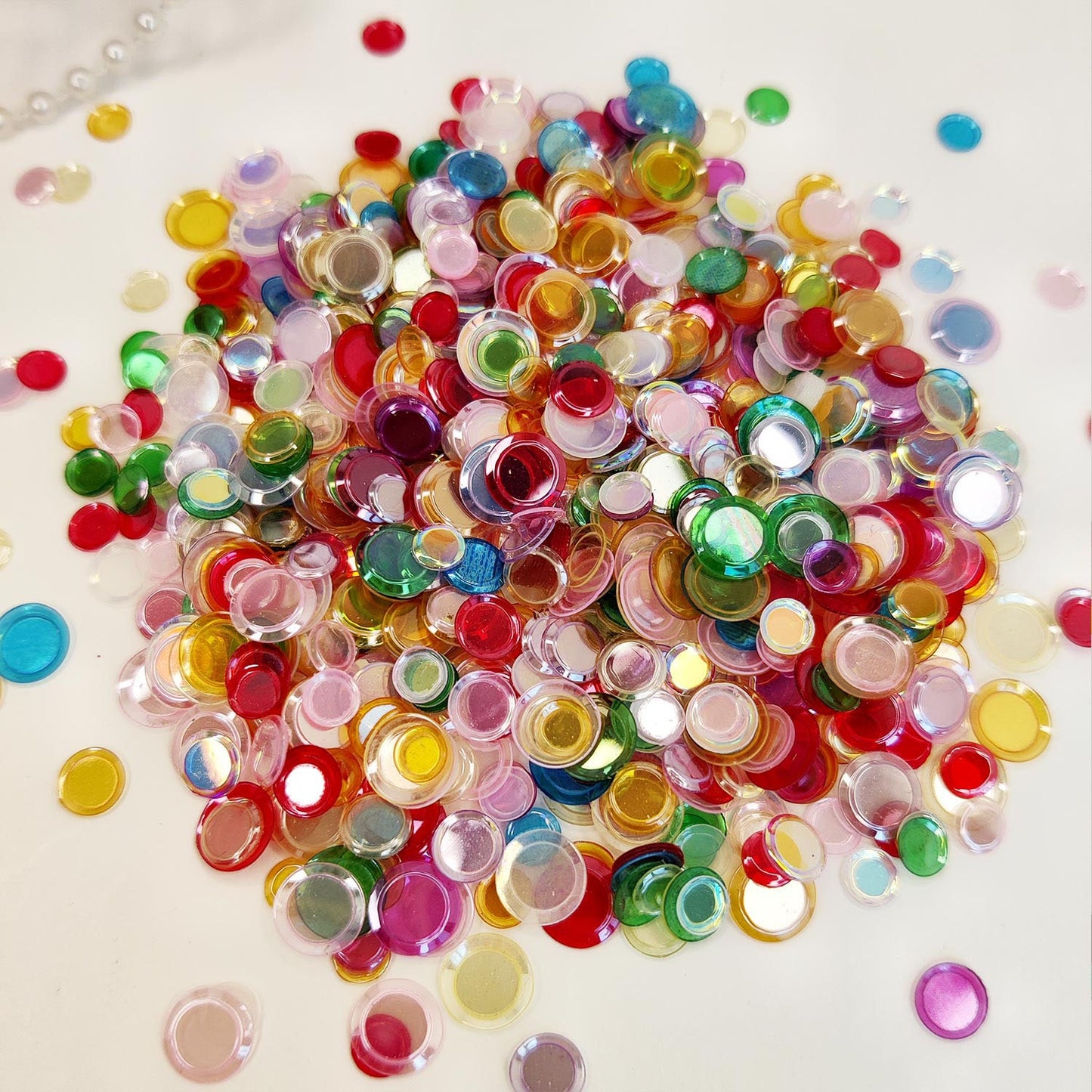 Dress My Craft Shaker Elements 8gms Rainbow Cup Sequins