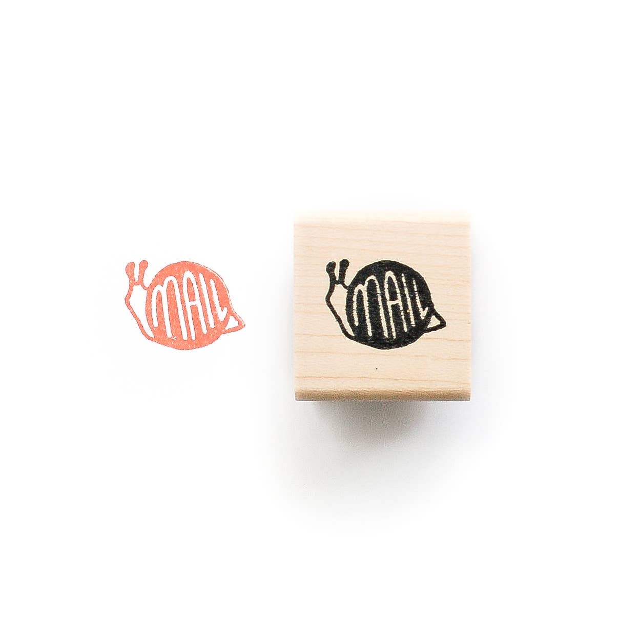 Snail Mail Rubber Stamp