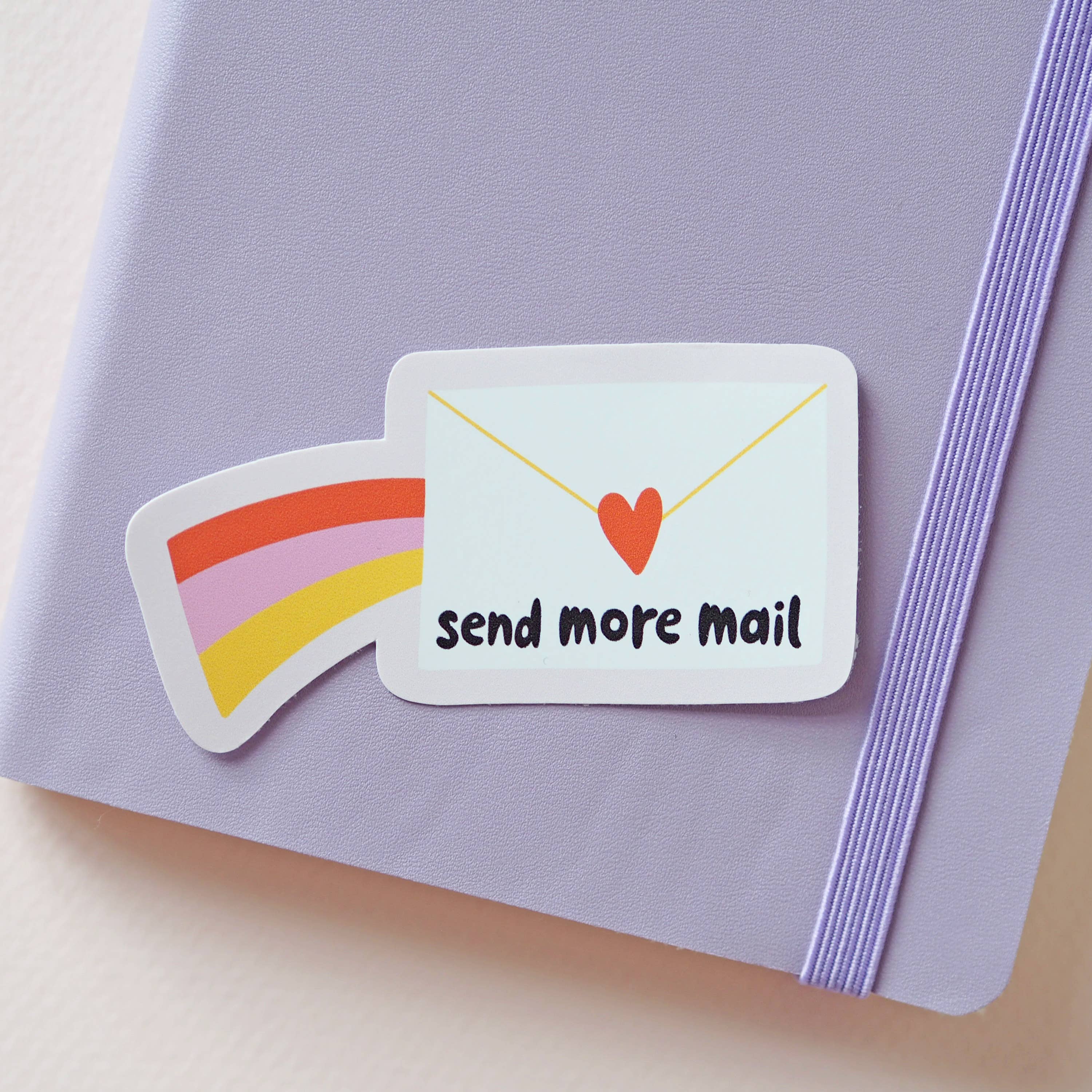 Mail Drop Sticker Send More Mail Sticker – Sharin Crafter Studio LLC