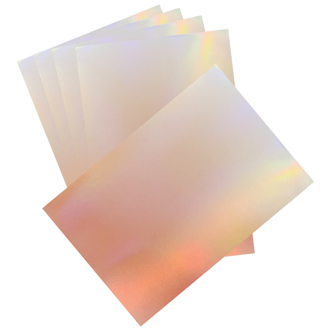 Craft Perfect Ombre Iridescent Mirror Cardstock 8.5"X11" Angel Fire