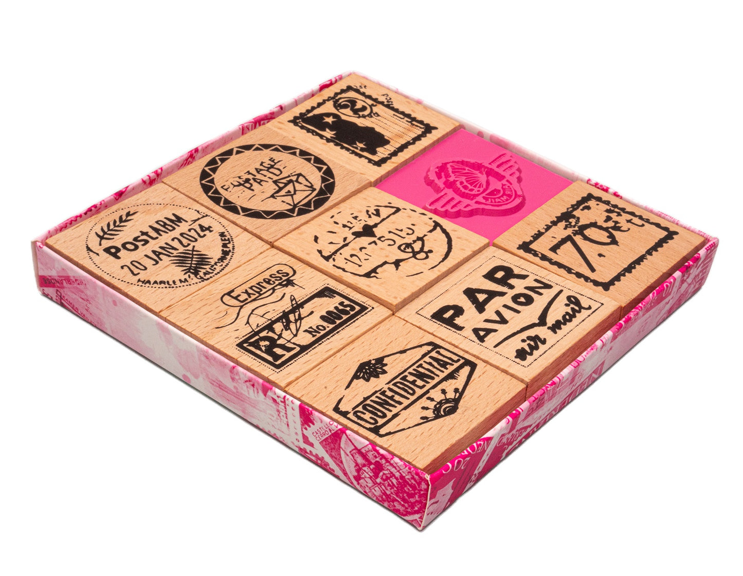 Art By Marlene Signature Collection Rubber Stamps Nr. 595. Wooden Stamp