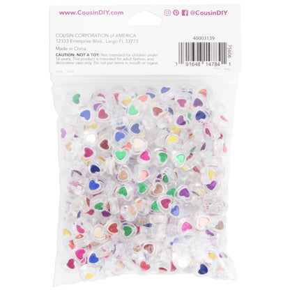 CousinDIY Bead Mix Heart Rainbows