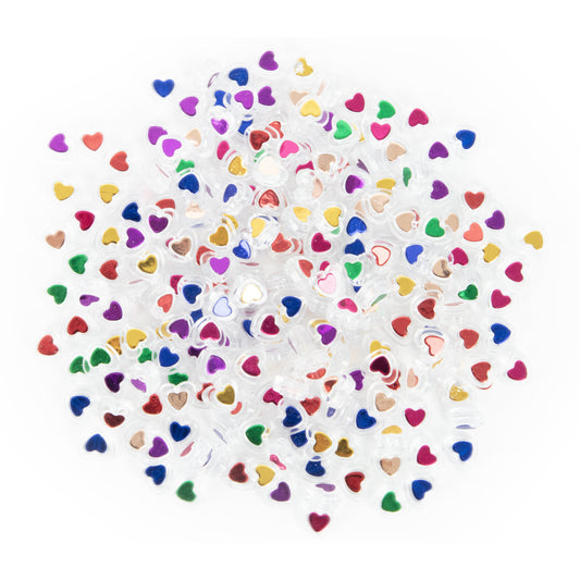 CousinDIY Bead Mix Heart Rainbows