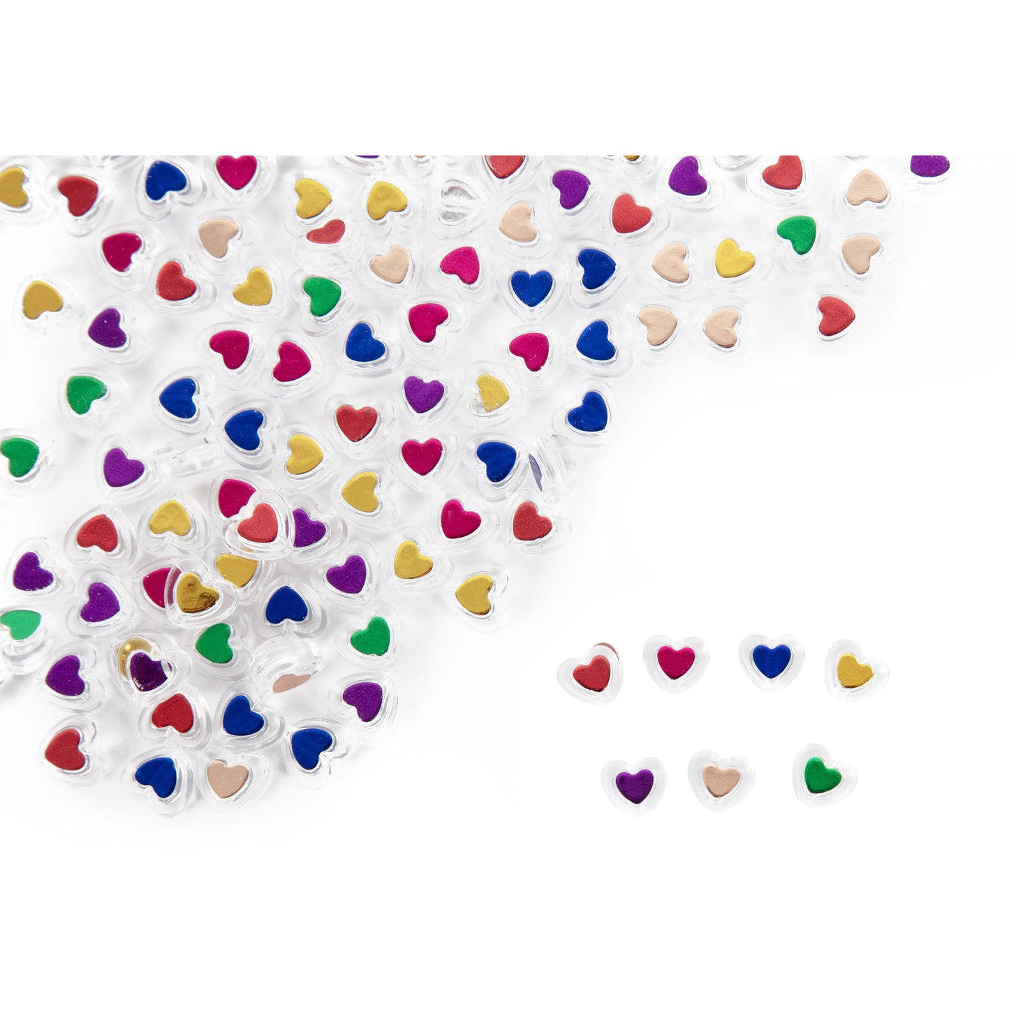 CousinDIY Bead Mix Heart Rainbows