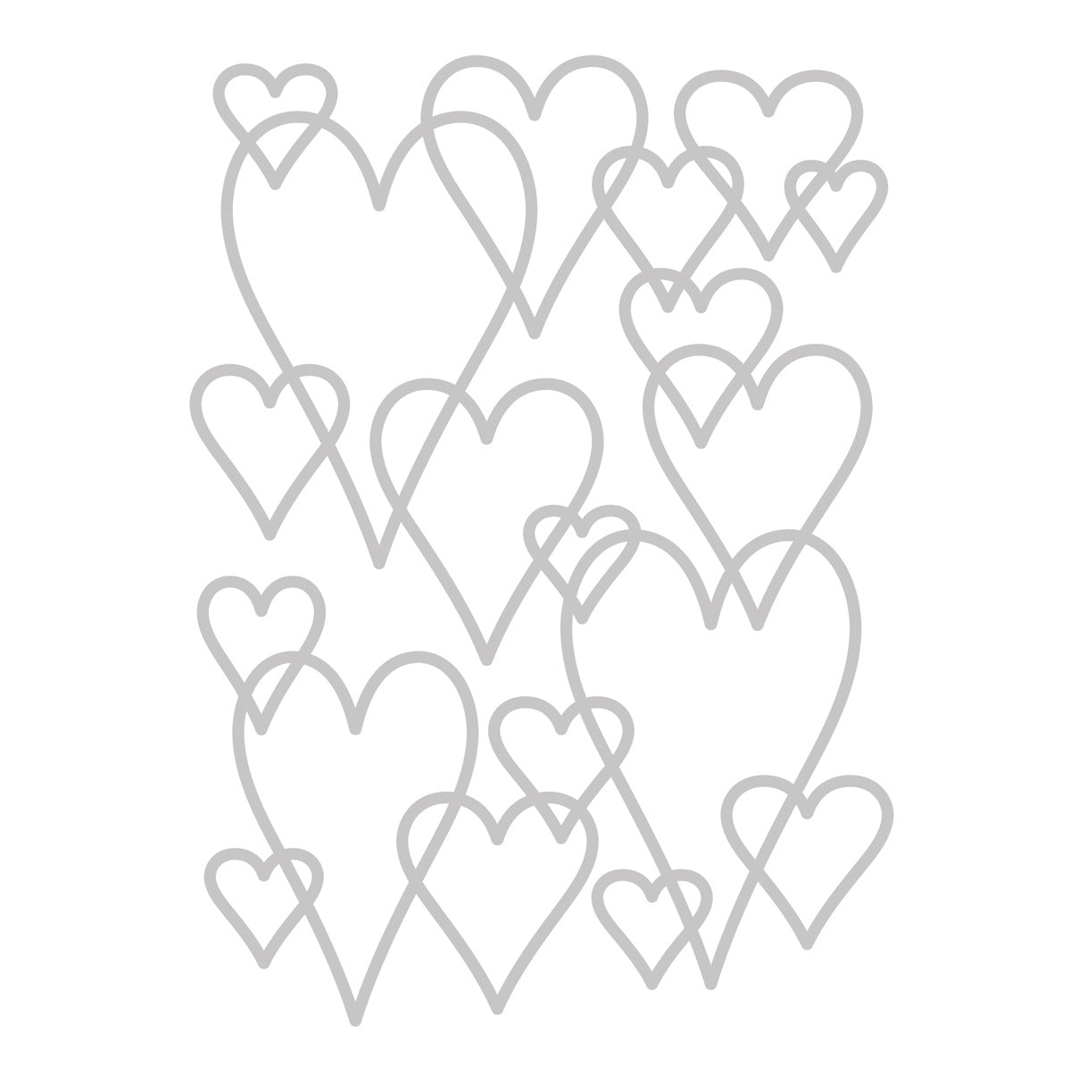 Crafter's Companion Mask Entwined Hearts