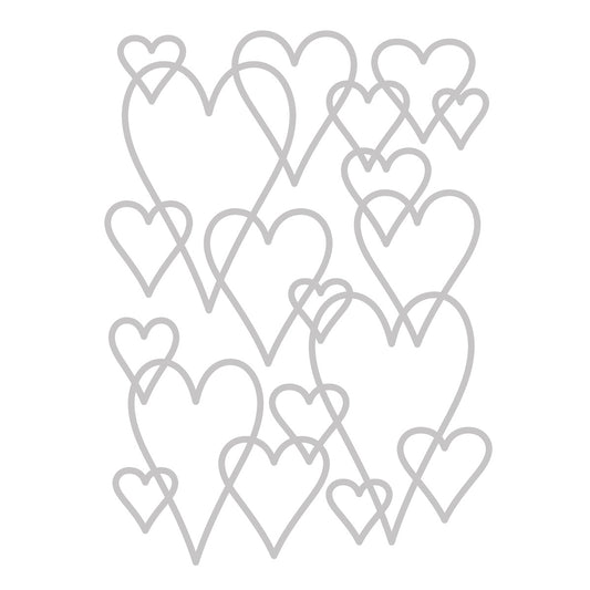 Crafter's Companion Mask Entwined Hearts