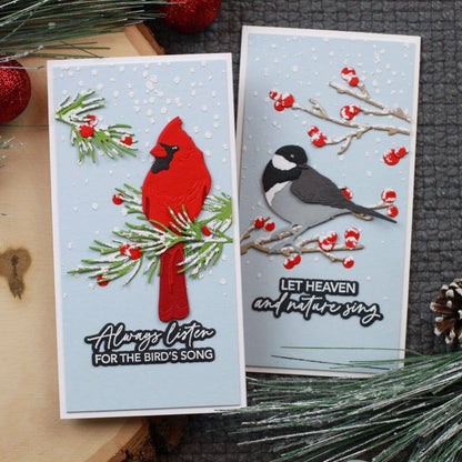 Lovely Layers: Winter Birds - Honey Cuts - Stand-Alone Dies