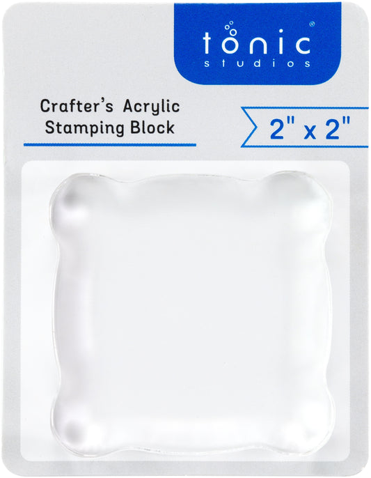 Tonic Studios Acrylic Stamping Block 2"X2"