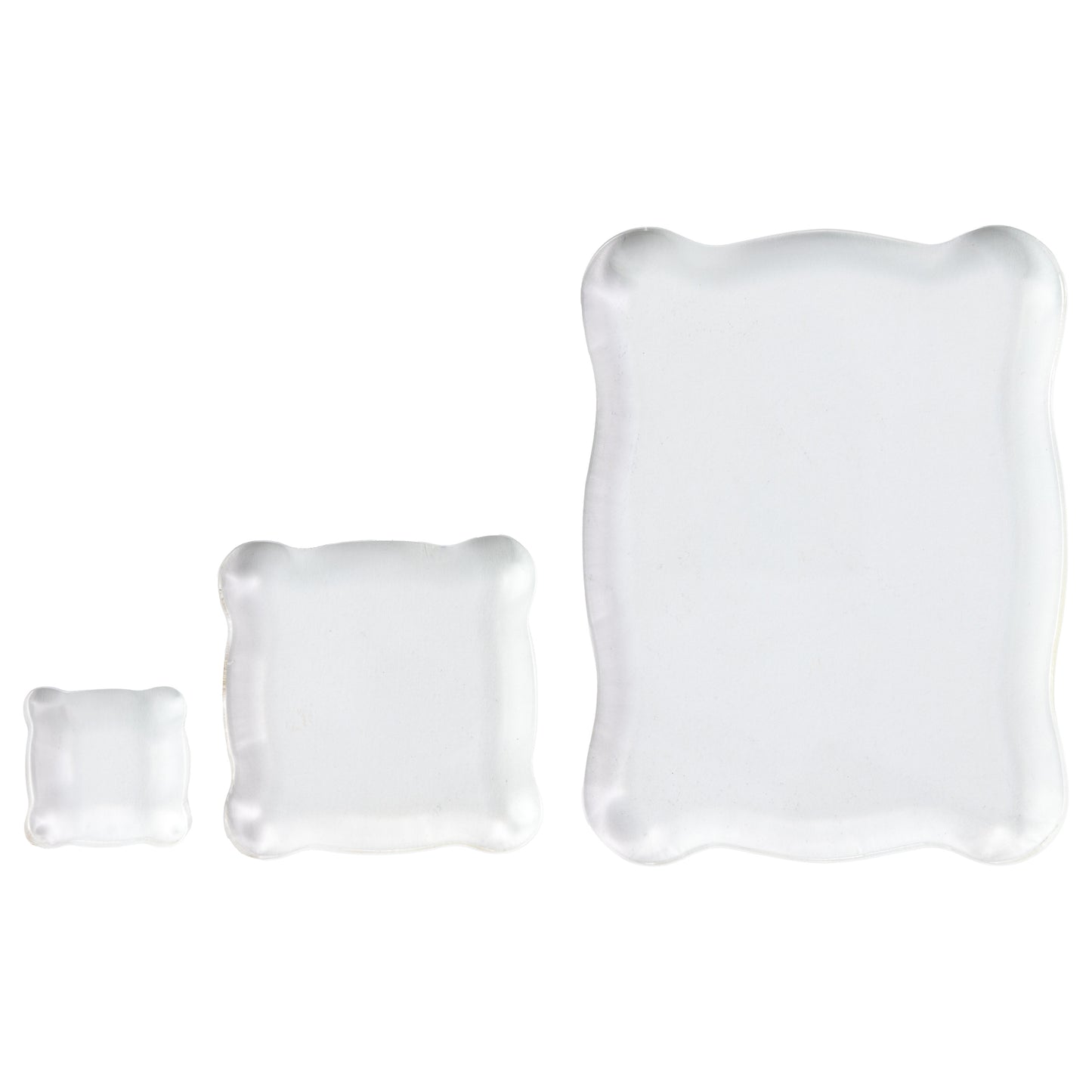 Tonic Studios Acrylic Stamping Blocks 1"x1"; 2"x2"; 3"x4"