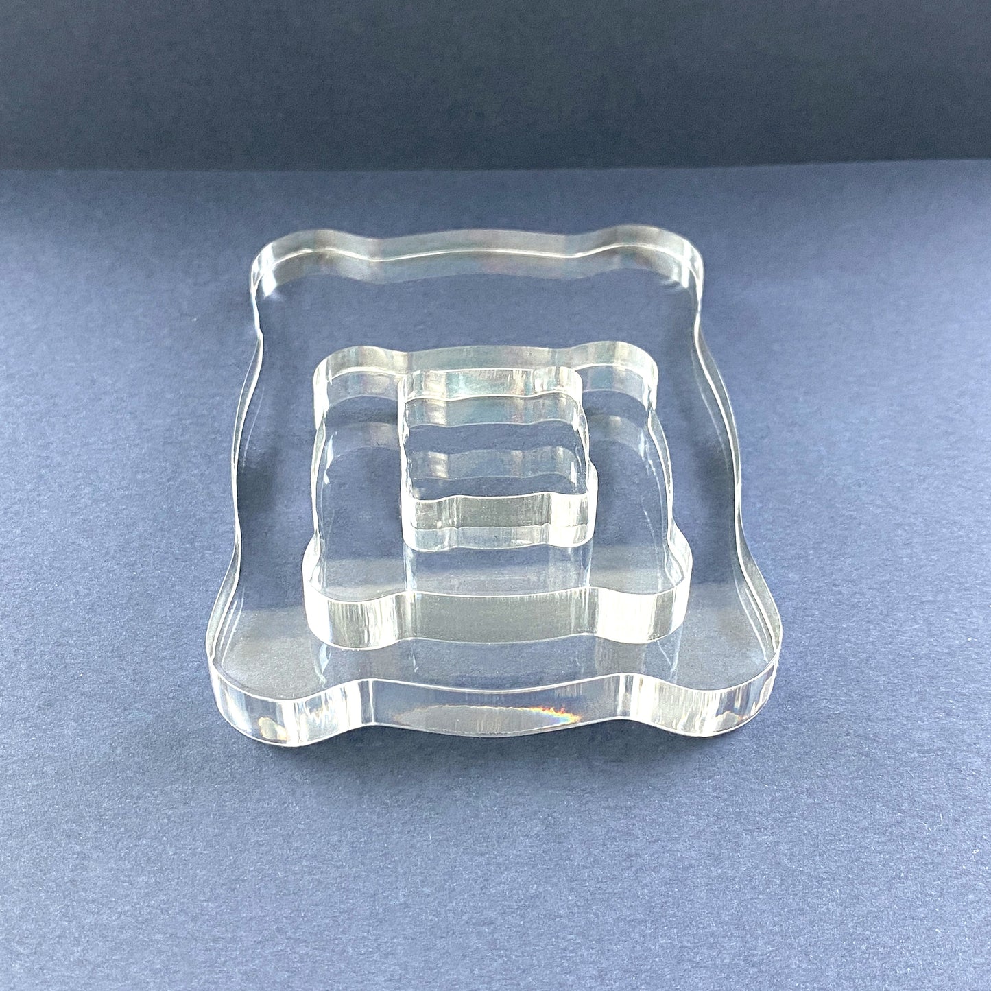 Tonic Studios Acrylic Stamping Blocks 1"x1"; 2"x2"; 3"x4"