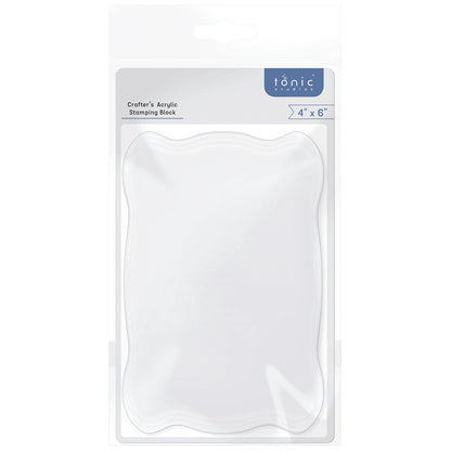 Craft Perfect Acrylic Stamping Block 4"X6"