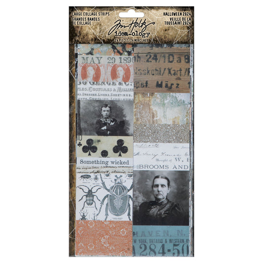 Tim Holtz Idea-ology Collage Strips Large Halloween 2024 TH94394