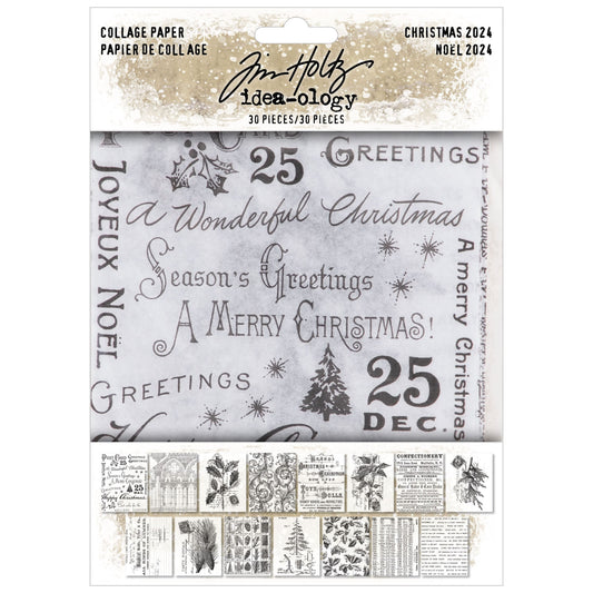 Tim Holtz Idea-ology Christmas Collage Paper