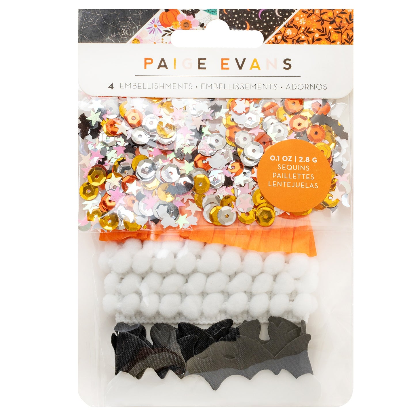 Paige Evans Tricks & Treats Sequins And Trims