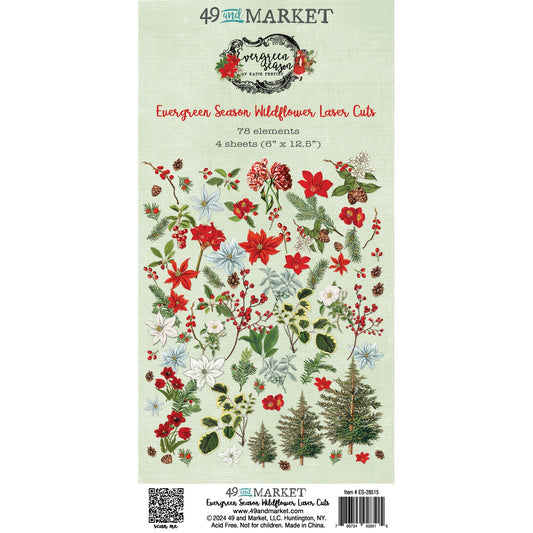 49 And Market Laser Cut Outs Wildflowers, Evergreen Season