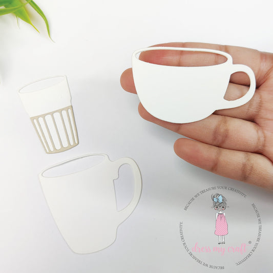 Dress My Craft Basic Designer Dies Tea & Coffee Time