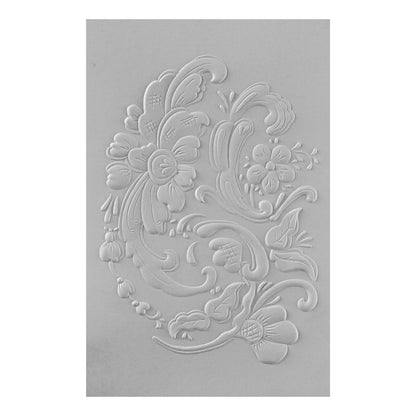 Spellbinders 3D Embossing Folder Norwegian Rosemaling E3D-105