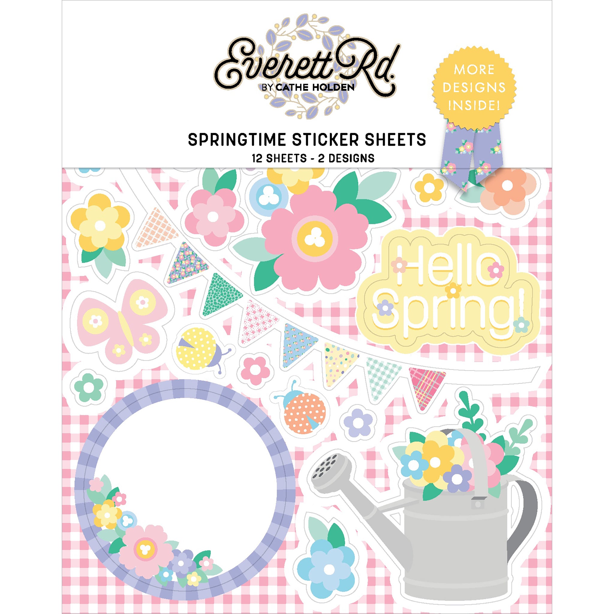 Spring Time Clear Sticker Everett Rd. Springtime Sticker Sheets – Sharin Crafter Studio LLC
