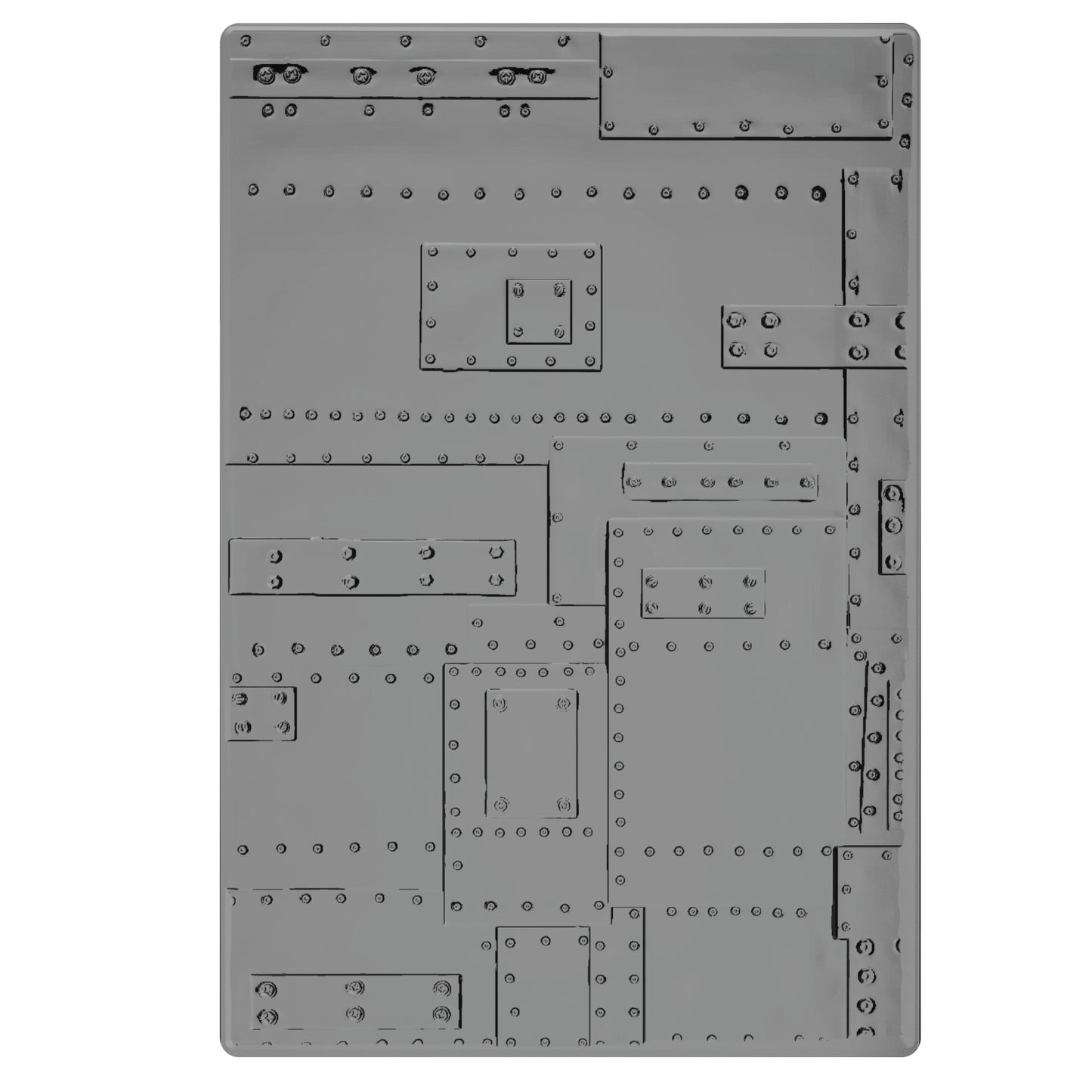Sizzix 3D Texture Fades Embossing Folder A5 by Tim Holtz - Foundry