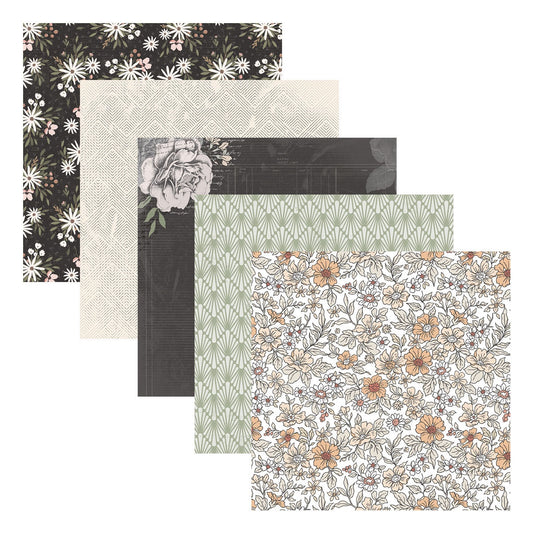 Spellbinders Designer Paper Pad 6"X6" From Rosie's Studio Golden Afternoon