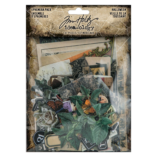 Tim Holtz Idea-Ology Ephemera Pack 137/Pkg Halloween TH94435