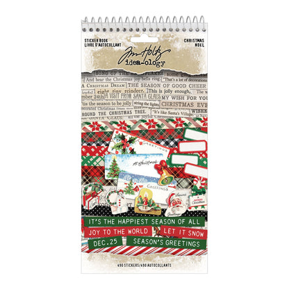 Tim Holtz Christmas Idea-ology Sticker Book TH94451