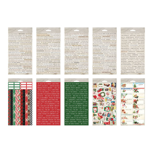 Tim Holtz Christmas Idea-ology Sticker Book TH94451
