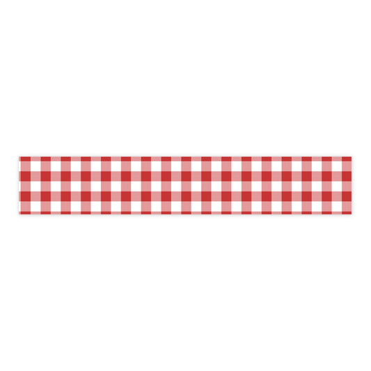 Echo Park Paper Washi Tape Red Dashed Gingham