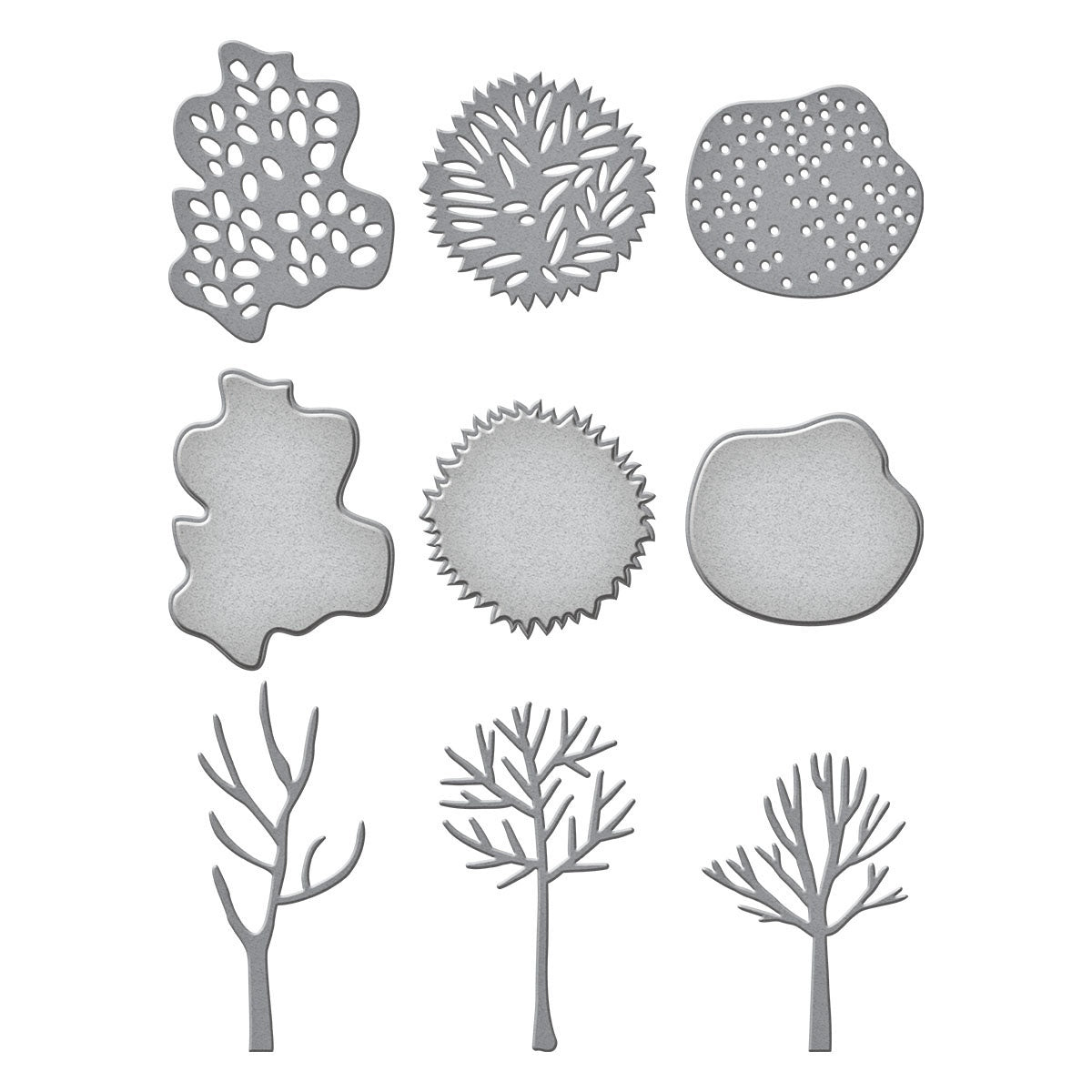 Spellbinders Etched Dies by Kelly Bangs Changing Trees S4-1488