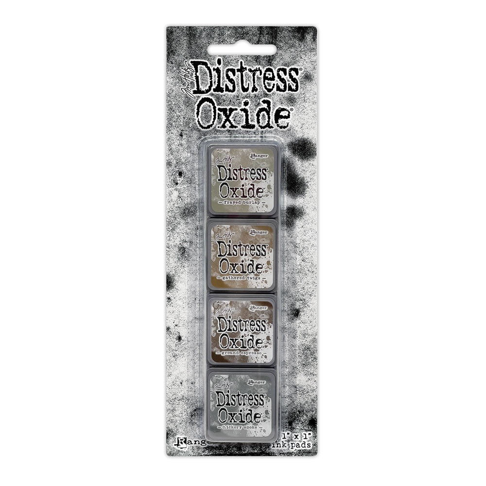 Tim Holtz Distress Mini Oxide Ink Pads 4/Pkg Kit #12