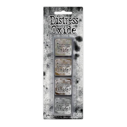 Tim Holtz Distress Mini Oxide Ink Pads 4/Pkg Kit #12