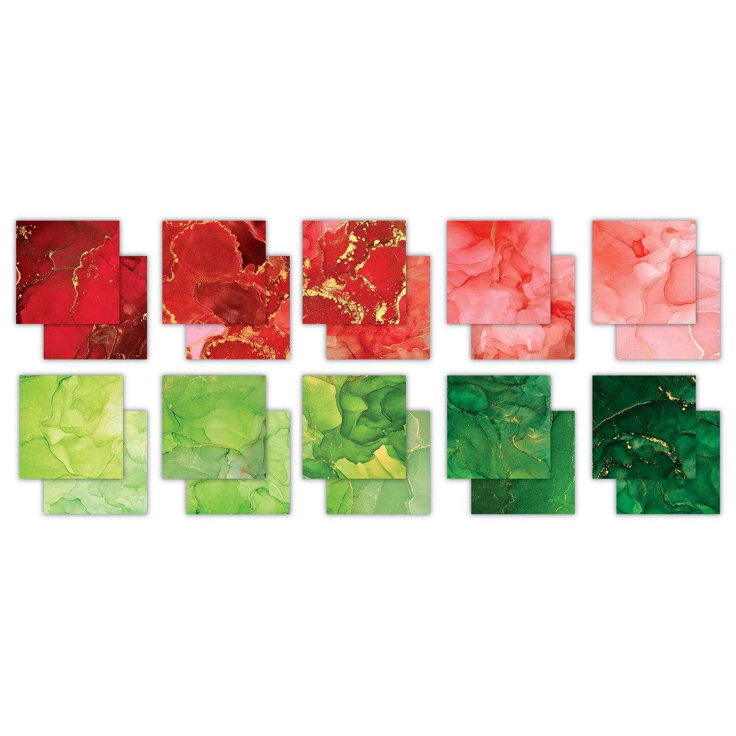 Craft Consortium Double-Sided Paper Pad 6"X6" 40/Pkg Ink Drops - Festive