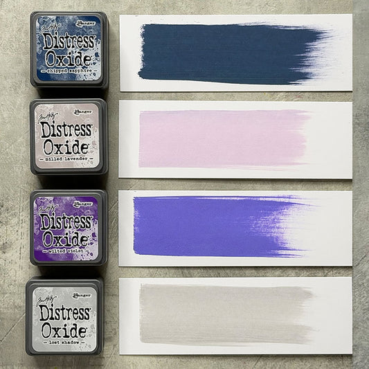 Tim Holtz Distress Mini Oxide Ink Pad Kit #17 Purples