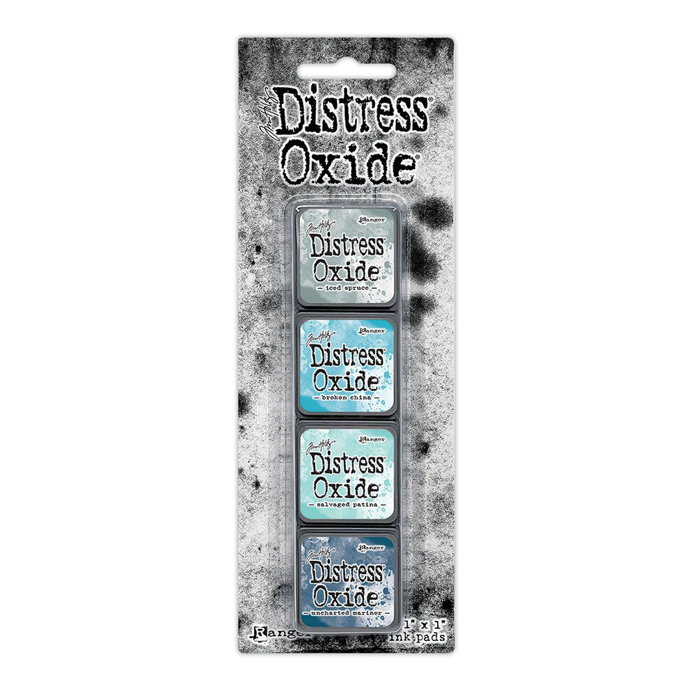 Tim Holtz Distress Mini Oxide Ink Pad Kit #16 Blues