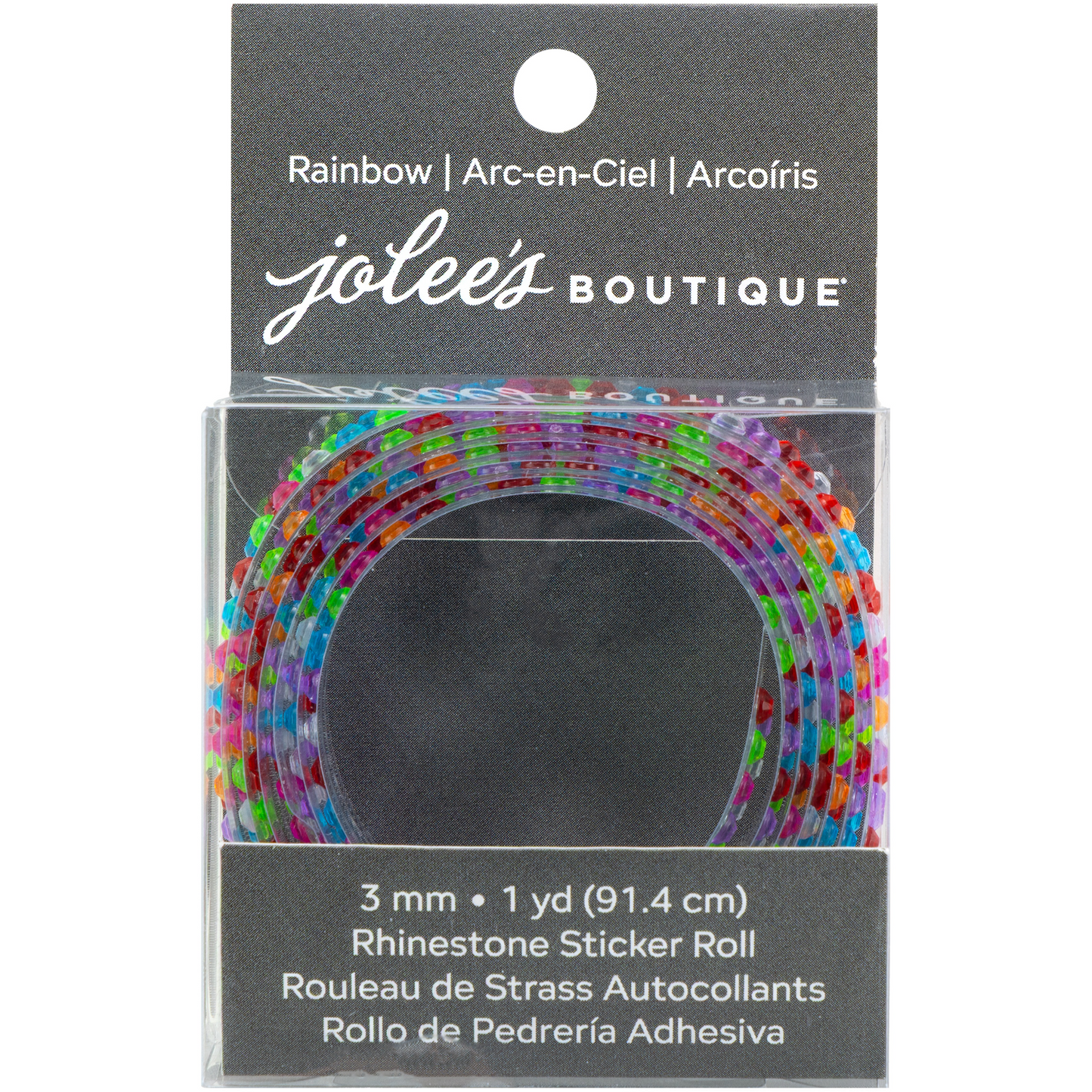 Jolee's Rhinestone Sticker Roll - Rainbow