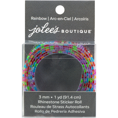 Jolee's Rhinestone Sticker Roll - Rainbow