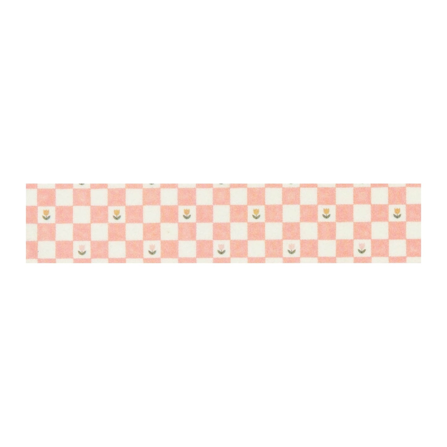 Carta Bella Silly Goose Washi Tape Pink Painted Checkboard
