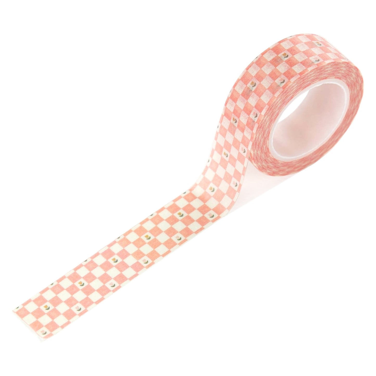 Carta Bella Silly Goose Washi Tape Pink Painted Checkboard
