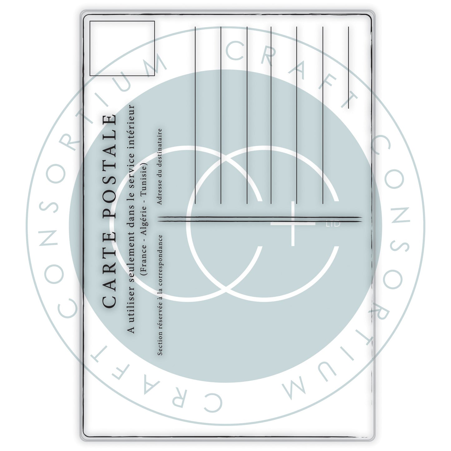 Craft Consortium The Collector Clear Stamp Set