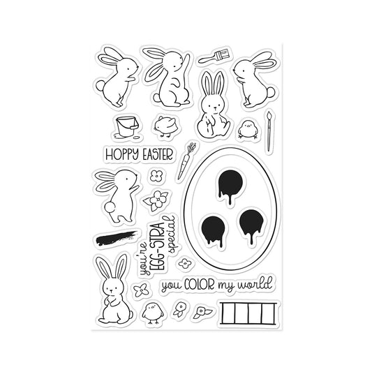 Hero Arts Clear Stamps 4"X6" Color My World