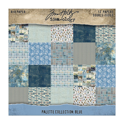 Idea-ology Double-Sided Cardstock 8"X8" 12/Pkg Palette Collection: Blue