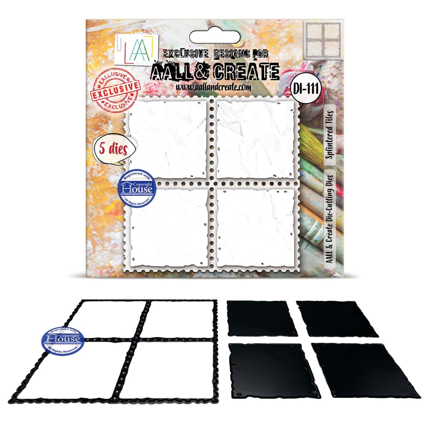 AALL And Create Die Set Splintered Tiles AALL-DI-111